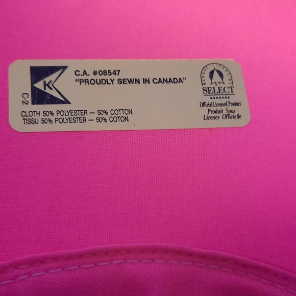 Vintage 89 Labatt Neon Pink snapback painters style hat - Picture 7 of 9